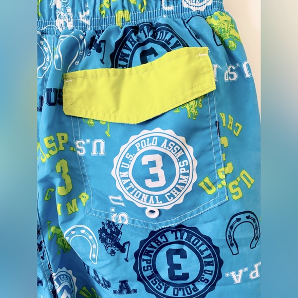 Blue Swim Trunks US Polo Assn. - Picture 3 of 5